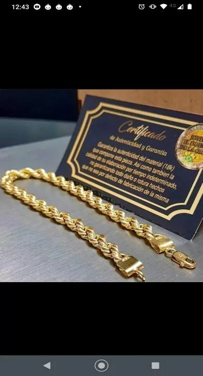Cadena de oro comprada por Brillante Imperial